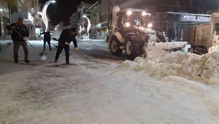 Sorgun Belediyesi karla mücadelede tam not aldı